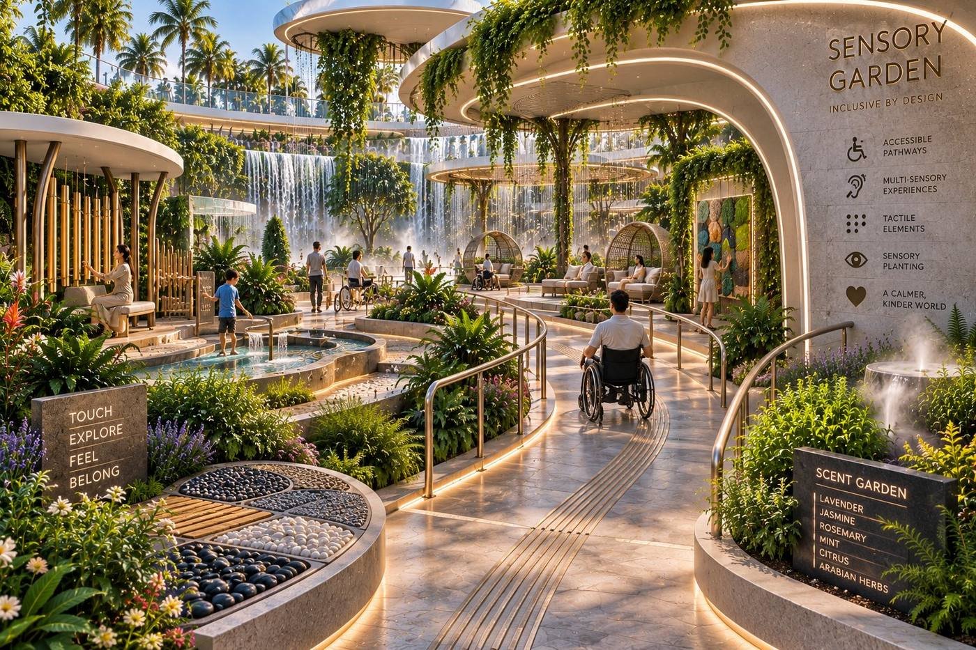 Sensory and differently abled garden